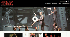 Desktop Screenshot of biennale-cirque.com