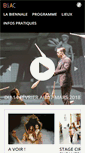 Mobile Screenshot of biennale-cirque.com